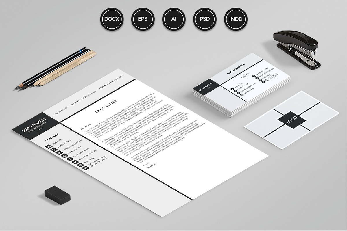 Resume/CV - Scott, a Resume Template by 3Angle (Photo 3 of 4)