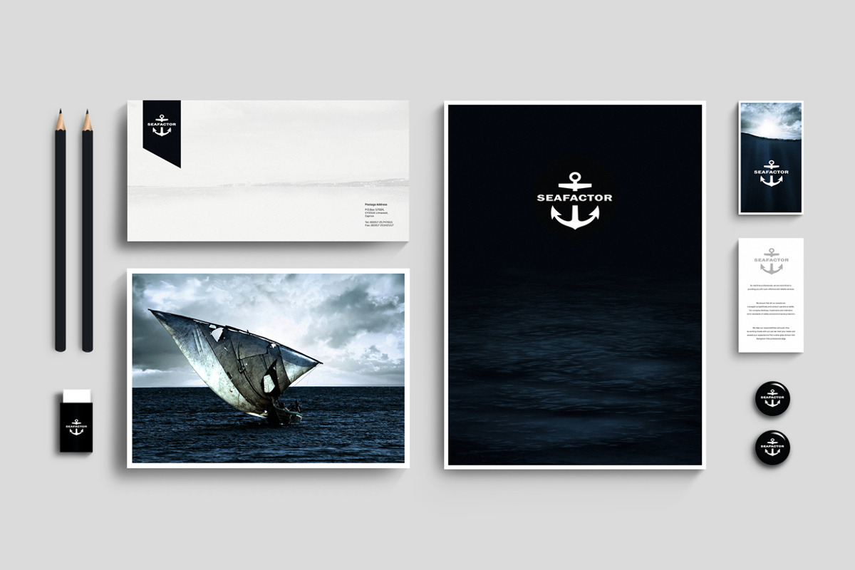Branding Identity Mock Up, a Product Mockup by Nikolozgraphic (Photo 1 of 9)