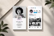 Instagram Style Business Card, a Business Card Template by Saman Osama (Thumbnail 2 of 8)