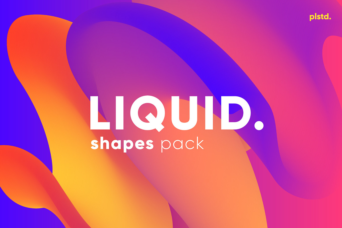 LIQUID. shapes pack, an Illustration by PLSTD. (Photo 1 of 7)