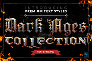 Dark Ages #2 - Text Styles, a Layer Style Add-On by Jonas Stensgaard (Thumbnail 8 of 28)