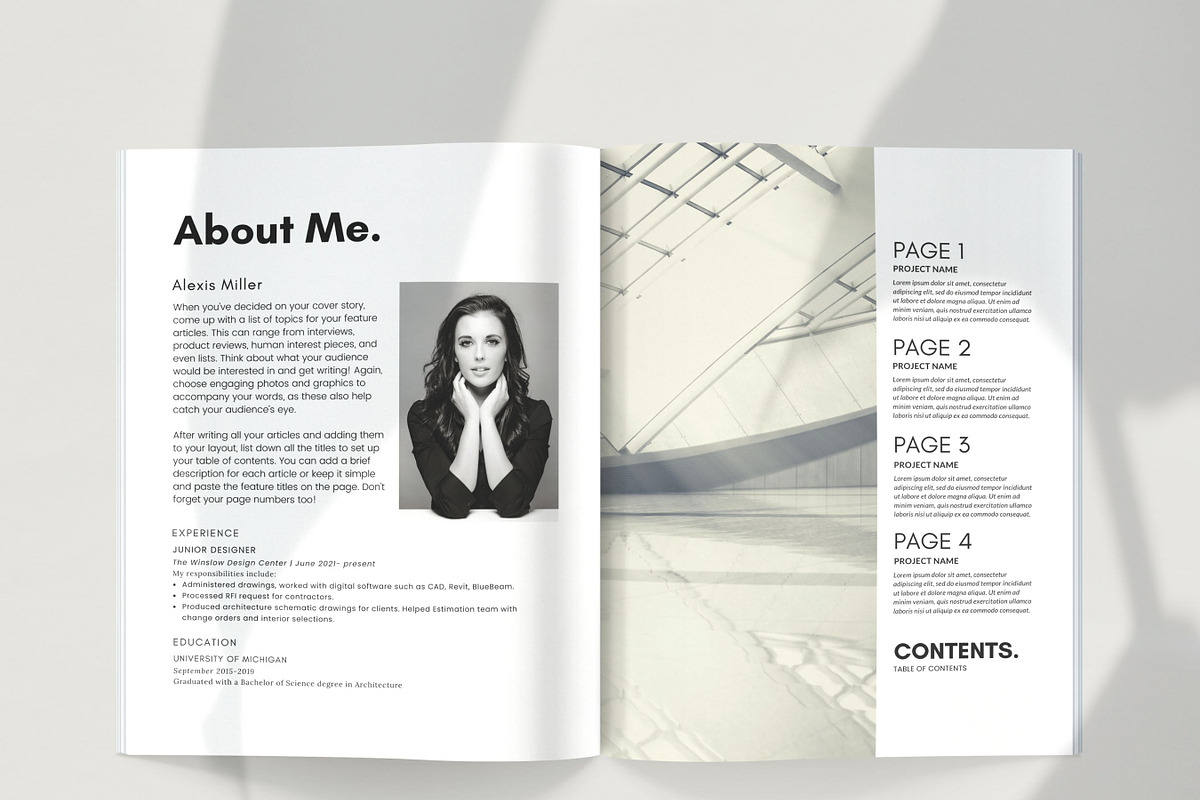 Architecture Portfolio Template, a Presentation Template by Templits (Photo 4 of 10)