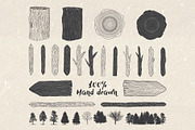 Wood Grain & Tree Texture Vector, a Texture Illustration by Seaquint (Thumbnail 5 of 5)
