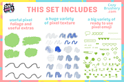 Procreate Perfect Pixel Brushes, a Brush Add-On by Cozy Brushery (Thumbnail 5 of 10)