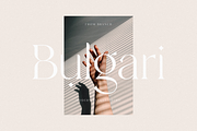 Bulgari - Modern Font, a Serif Font by Sans & Sons (Thumbnail 1 of 10)