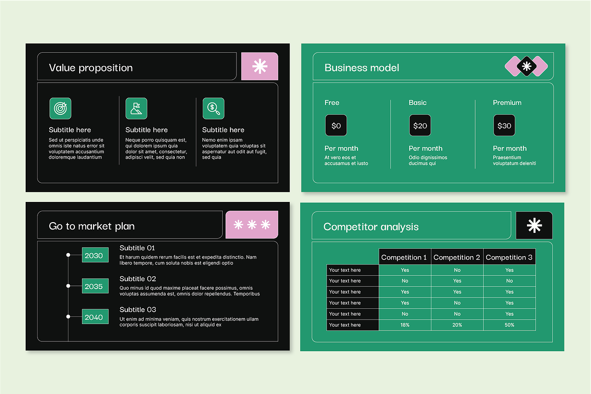 Pitch Deck Presentation Template, a Presentation Template by Hamocreate (Photo 5 of 6)