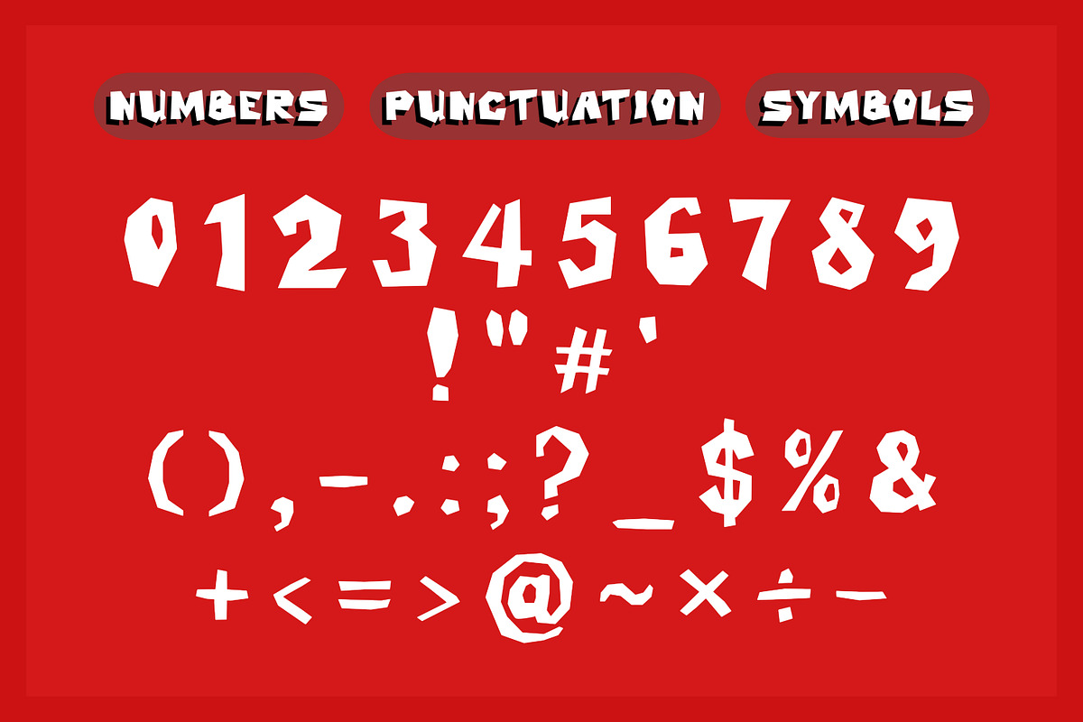 Rusack A Bold Shattered Display Font, a Handwritten Font by Artolabs (Photo 5 of 9)