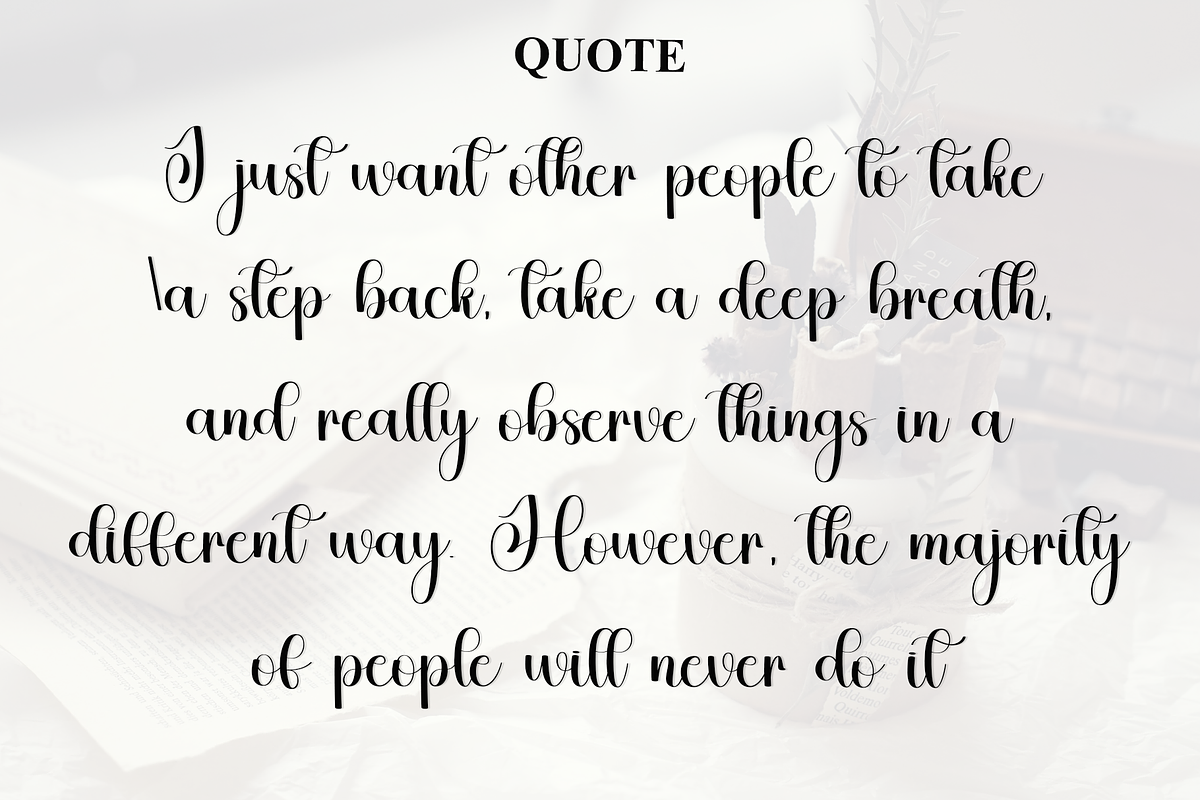 Beauty Writing, a Handwritten Font by FreshTypeINK (Photo 7 of 8)