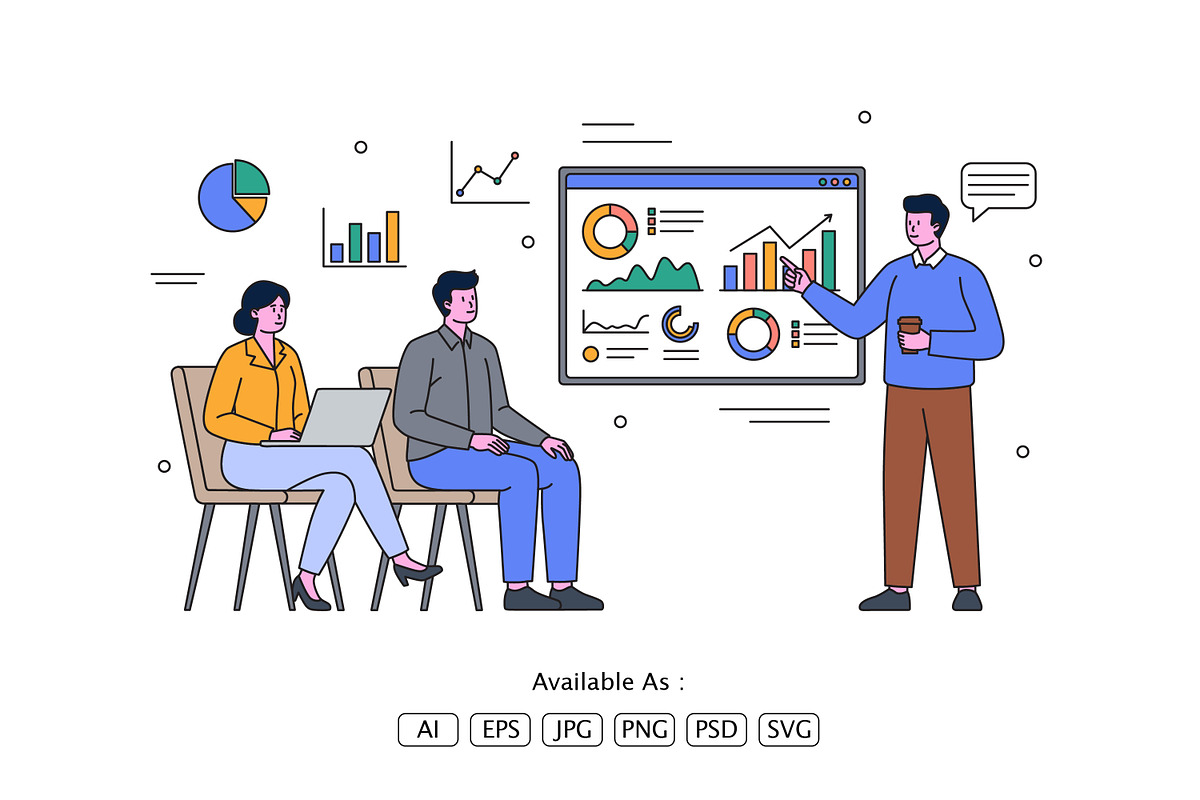 Business Analytics Presentation, a Work Illustration by Partikusi Design (Photo 2 of 3)