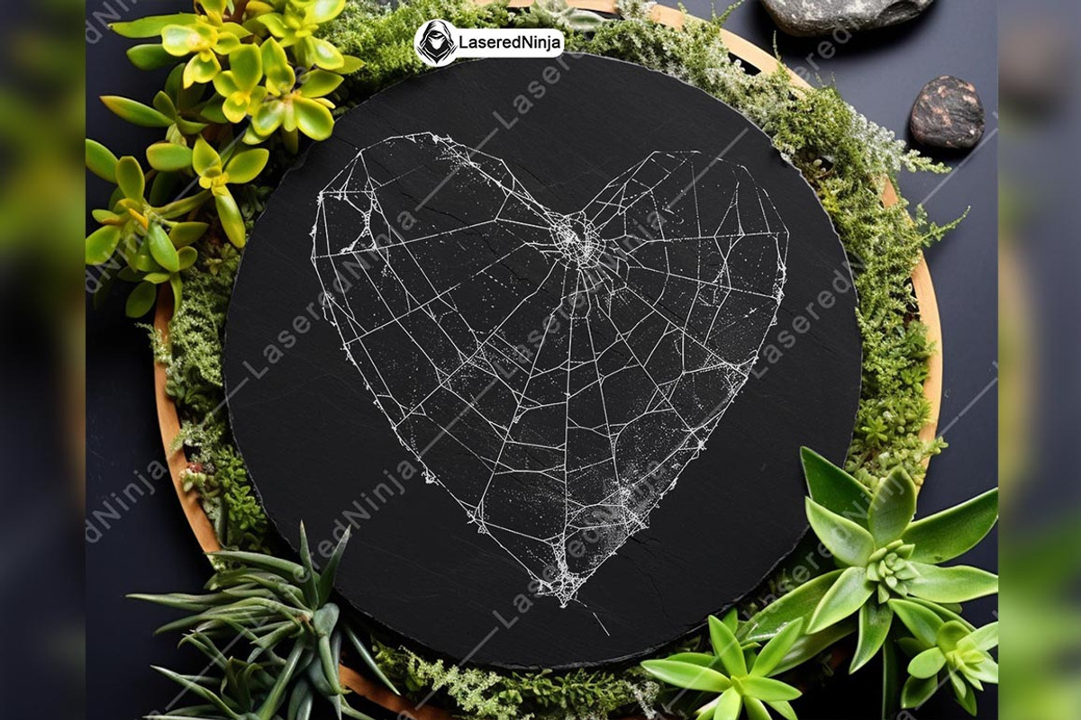 Heart-Shaped Spider Web Gothic Love, a Background Graphic by LaseredNinja (Photo 2 of 7)