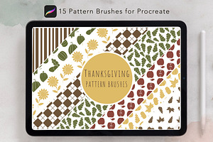 Thanksgiving Procreate Brushes