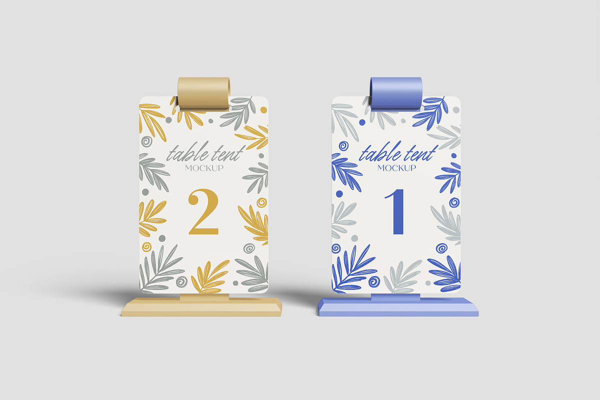 Table Tent Mockup, a Packaging Mockup by Hazzpro_Std (Photo 5 of 6)