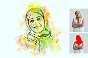 Advance Watercolor Effect, an Action Add-On by MRI STUDIO (Thumbnail 2 of 16)
