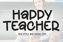 Happy Teacher | Script Font