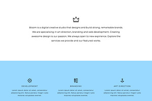 Bloom Portfolio HTML Template