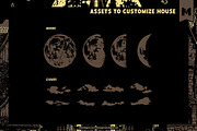 Customizable Haunted House Kit, a Branding & Logo Template by Mutant Lagoon (Thumbnail 7 of 9)