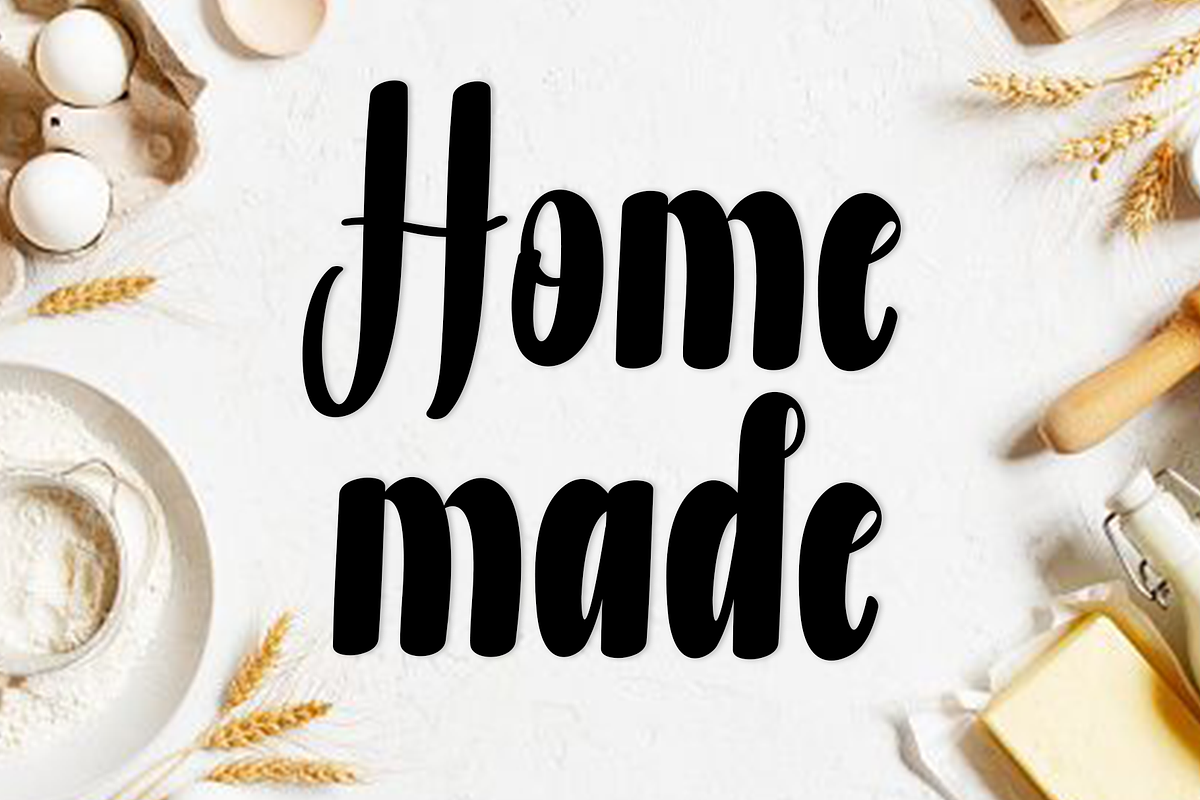 Kitchen Cabinet, a Handwritten Font by FreshTypeINK (Photo 5 of 8)