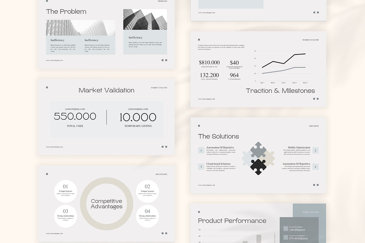 Classic Pitch Deck Presentation, a Presentation Template by Jogiia Digital (Photo 6 of 6)