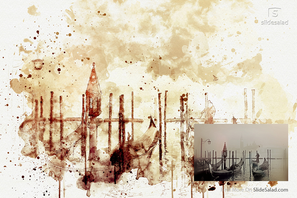 Watercolor Photoshop Mock-ups, an Action Add-On by SlideSalad (Photo 25 of 36)