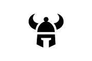 Viking Helmet Icon, a Branding & Logo Template by Vectorium Studio (Thumbnail 1 of 2)