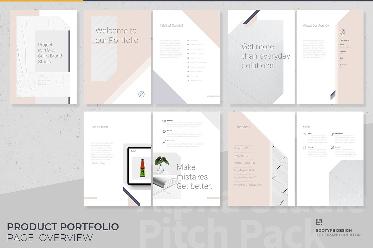 Calm Portfolio, a Brochure Template by Egotype (Photo 11 of 20)
