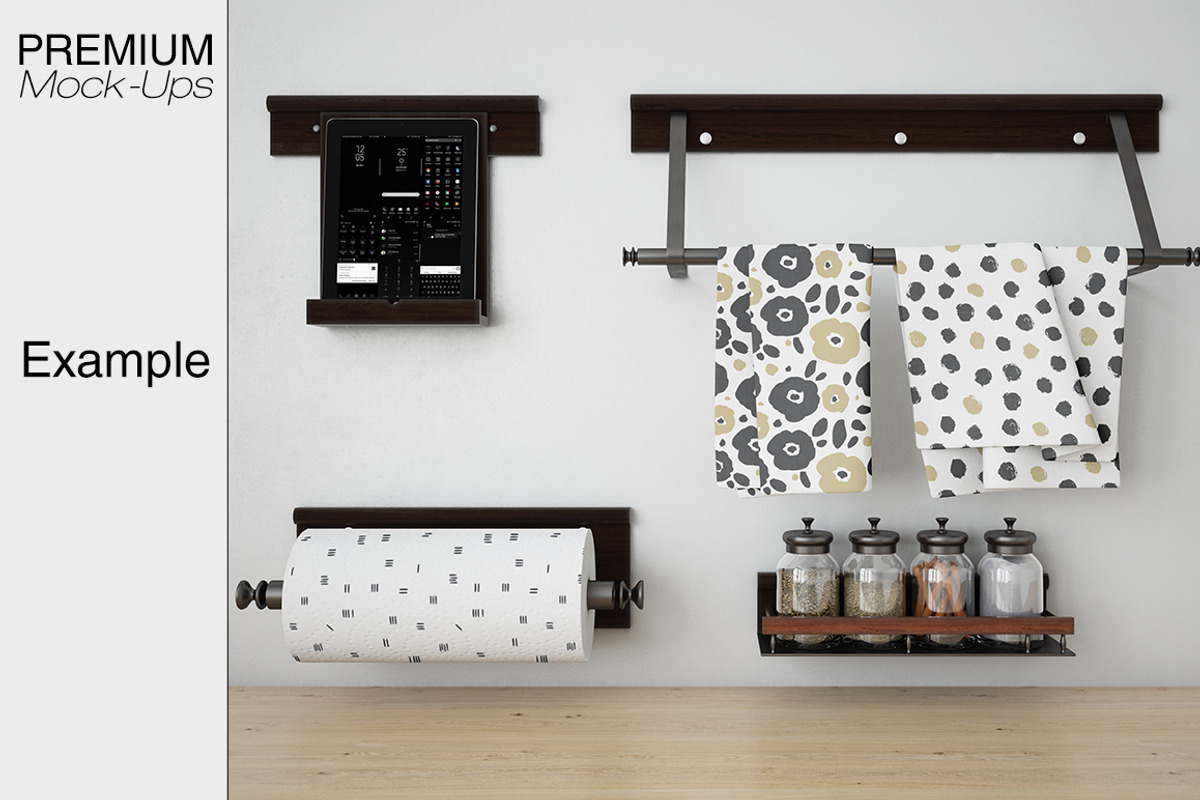 Kitchen Accessories Mockups, a Product Mockup by mock-ups (Photo 7 of 20)