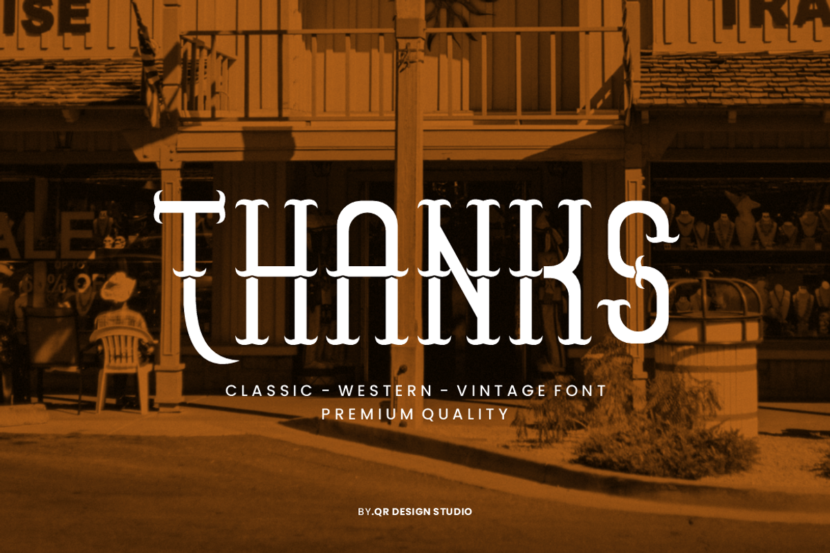 King Western - Artdeco Typeface Font, a Serif Font by QR Design Studio (Photo 7 of 7)