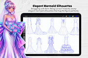 230 Wedding Dress Stamp Brushes, a Brush Add-On by Selentaori Studio (Thumbnail 7 of 12)