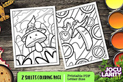 Cute Halloween Coloring Pages, an Animal Illustration by Jocularity Art (Thumbnail 2 of 3)
