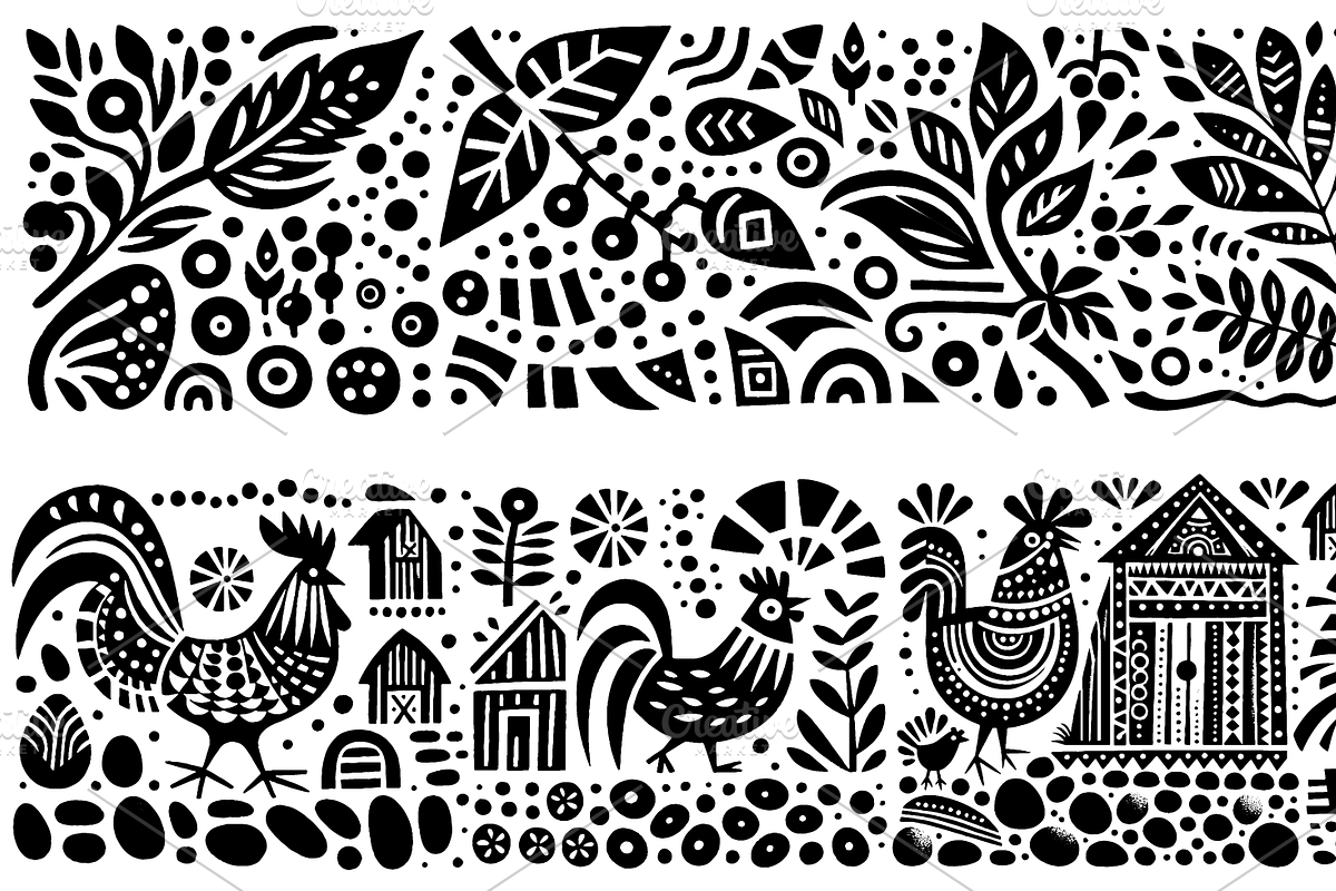 Vintage Gardening Folk Art, a Decorative Illustration by devastd (Photo 20 of 28)