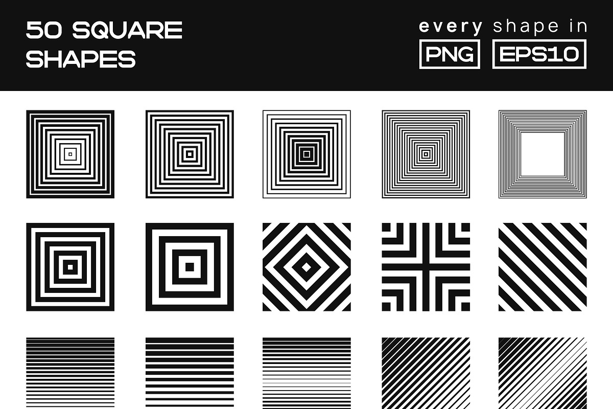 200 Geometric Shapes Vector Design, a Pattern Graphic by craftlove (Photo 3 of 9)