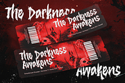 The Silent Murder - Bloody Typeface, a Sans Serif Font by agnyhasyastudio (Thumbnail 10 of 16)