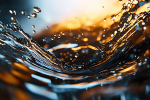 Water splash abstract background blu, a Background Photo by Pixeness Studio