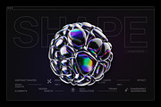 Chromatic Glass 3D Shapes Pack, an Object Graphic by Samolevsky (Thumbnail 5 of 30)