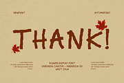 Eloween – Autumn Display Font, a Sans Serif Font by ONESADYA (Thumbnail 8 of 8)