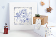 Christmas patterns Vector set Toile, a Pattern Graphic by ON_lineart_store (Thumbnail 5 of 10)