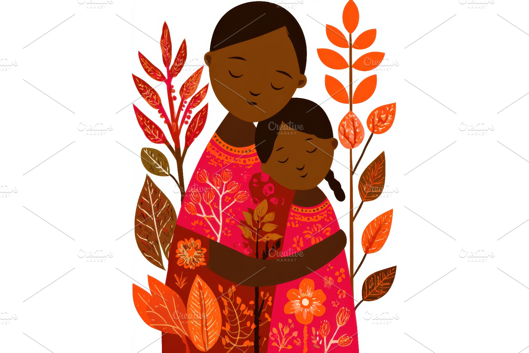Mother and daughter hugging each, an Arts & Entertainment Photo by Lermont51