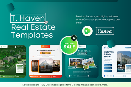 Tranquil Haven -Real Estate Template, a Social Media Template by Exceptionalways