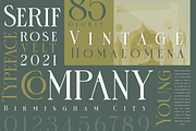 Rose Velt, a Serif Font by ilhamtaro (Thumbnail 4 of 9)