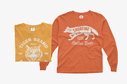 Comfort Colors Long Sleeve Mockups, a Shirt Mockup by GraphicHero (Thumbnail 7 of 9)