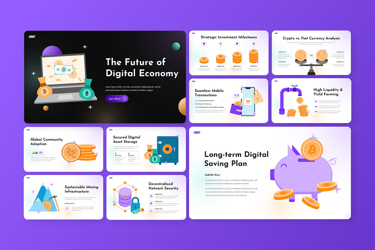Crypto Currency Infographic Keynote, a Presentation Template by Antstheme (Photo 3 of 4)