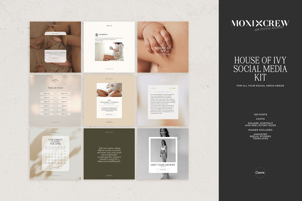 House Of Ivy - Social Media Kit, a Social Media Template by Moxi Crew (Photo 1 of 6)