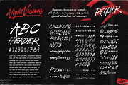 Night Visions: Brush Script Font, a Script Font by Wingsart Studio (Thumbnail 3 of 15)