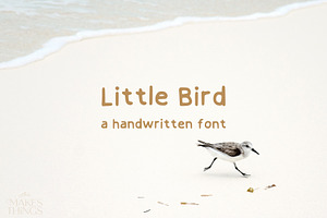 Little Bird A Handwritten Font