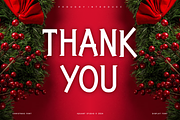 Christmas Beraden Font, a Serif Font by Iqsiart Studio (Thumbnail 2 of 6)