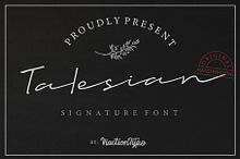 Talesian - Signature Font
