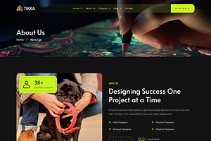 Tikka - Portfolio Bootstrap Template