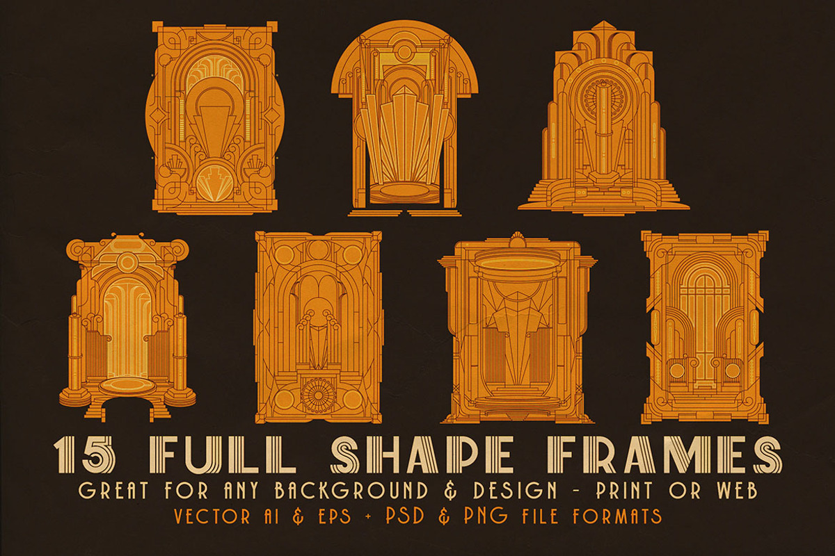 SALE Art Deco Toolkit, a Background Graphic by Cruzine (Photo 77 of 111)