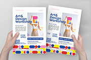 Colorfull Art Design Workshop Flyer, a Flyer Template by Annora Studio (Thumbnail 4 of 4)