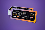 Music Event Ticket, a Card Template by graphicook (Thumbnail 2 of 3)